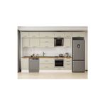 380X240 Cm Klasik Mebran Mutfak Dolabı Beyaz Mb-E90S45S45-2 Mebran | Kumtaşı - Suntalam
