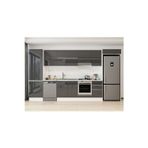 385X222 Cm High Gloss Mutfak Dolabı Mbb-E80B60S45-1 High Gloss | Antrasit - Suntalam
