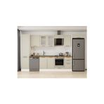 385X222 Cm Klasik Mebran Mutfak Dolabı Beyaz Mbb-E90B50S45-3 Mebran | Kumtaşı - Suntalam