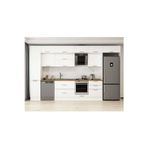 385X240 Cm Klasik Mebran Mutfak Dolabı Beyaz Mbb-E80B45S60-2 Mebran | Beyaz - Suntalam