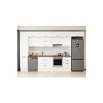 385X240 Cm Klasik Mebran Mutfak Dolabı Beyaz Mbb-E90B45S50-1 Mebran | Beyaz - Suntalam