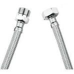 3/8X3/8 Nipelli Flex Hortum Bağlantı flexi dişi-erkek oynar rakor : 3/8 X 3/8 (30 CM)