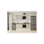 390X222 Cm Klasik Mebran Mutfak Dolabı Beyaz Mbb-E90B40S60-3 Mebran | Kumtaşı - Suntalam