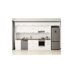 390X240 Cm Klasik Mebran Mutfak Dolabı Beyaz Beyaz Mb-E90S50S50-1 Mebran | Beyaz - Suntalam
