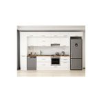 390X240 Cm Klasik Mebran Mutfak Dolabı Beyaz Mbb-E90B40S60-1 Mebran | Beyaz - Suntalam
