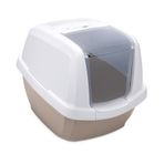 392-44080 Imac Maddy Kapalı Kedi Tuvaleti Bej/beyaz 65x47,5x47,5cm