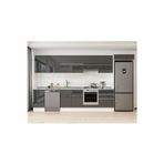 395X222 Cm High Gloss Mutfak Dolabı Mb-E90S45S60-1 High Gloss | Antrasit - Suntalam
