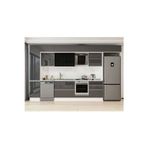 395X240 Cm High Gloss Mutfak Dolabı Mbb-E90B45S60-3 High Gloss | Antrasit - Suntalam