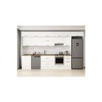 395X240 Cm Klasik Mebran Mutfak Dolabı Beyaz Beyaz Mb-E90S60S45-1 Mebran | Beyaz - Suntalam