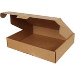 39X22x8cm Cift Oluklu Kilitli Kutu - Kraft