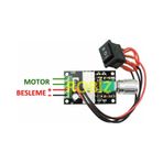 3a 28v Motor Sürücü Anahtarlı