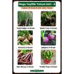 3A Botanik Mega Yeşillik Tohum Seti - 4, Toplam 25 GRAM/6.400 Adet Yeşillik Tohumu