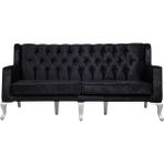 3A Mobilya 3 Kişilik Kapitone Modern Chesterfield Darkside Of Sofa
