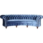3A Mobilya Blue Chesterfield 230X90x80 Cm