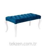 3A Mobilya Blue Kapitone Puf