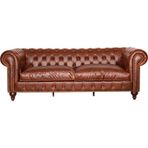 3A Mobilya Boss Leather Chesterfield