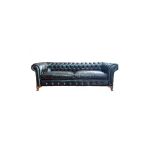 3A Mobilya Chambridge İtalyan Gerçek Deri Chesterifled 230X90X80 CM