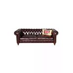 3A Mobilya Class Dark Brown Chesterfield