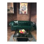 3A Mobilya Dark Green Chesterfield Kanepe