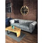 3A Mobilya Degrade Nubuk Chesterfield Kanepe