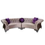 3A Mobilya Excellence Modern Antrisit Gri Chesterfield