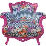 3A Mobilya Flowers Retro Berjer