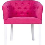 3A Mobilya Full Kapitone Pink Oval Berjer 70X69x68 Cm