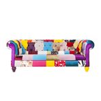 3a Mobilya GÖKKUŞAĞI PATCHWORK CHESTER Kanepe