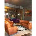 3A Mobilya Hakiki Deri Big Boss Chesterfield Takım 3+3+1+1