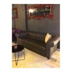 3A Mobilya Hakiki Deri Chesterfield