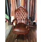 3A Mobilya Lawyer Premium Office Brown Makam Koltuğu