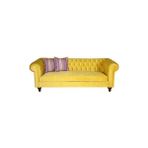 3A Mobilya Limon Küfü Sarı Chesterfield