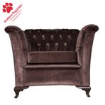 3A Mobilya Modern Tekli Kahverengi Chesterfield