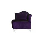 3A Mobilya Mor Sultan Josephine Sol Kol Berjer 80x75x57 cm