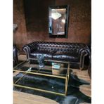 3A Mobilya New Burgundy Chesterfield Takımı