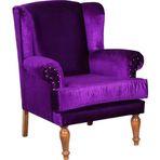 3A Mobilya New Purple Kulaklı Berjer 100X83x77 Cm