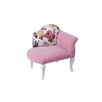 3A Mobilya Pembe Josephine Sol Kol Berjer 80x76x56 cm