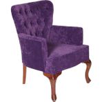 3A Mobilya Purple Midi Berjer 90X70x60 Cm