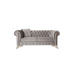 3A Mobilya Silver Chesterfield