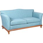 3A Mobilya Sky Blue Keten Kanepe 210X87x90 Cm