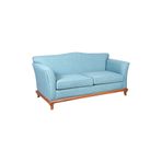 3A Mobilya Sky Blue Keten Kanepe