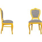 3A Mobilya Yellow Queen Sandalye 47x45x97 cm