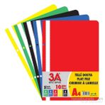 3A Telli Dosya 10'lu Paket (5 Renk x 2 Adet)