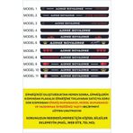 3ALAZERPLEKSİ Kişiye Özel Isimli 2 Adet Logo Kabartmalı Plakalık (SORU SOR KISMINDAN SİPARİŞ NUMARANIZLA YAZINIZ)