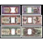 3Alp Koleksiyon Moritanya 100-200-500 Ouguıya 2002, 3 Lü Set Çil, Eski Yabancı Kağıt Para