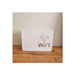 3Art Metal Beyaz Metal Wifi Modem Saklama Kutusu 24Cmx18Cm Pc Bilgisayar Kablo Gizleyici Dekoratif Kutu