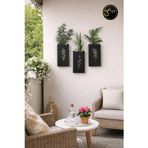 3Art Metal Duvar Saksısı – Dekoratif Duvar Çiçekliği Balkon, Bahçe & Salon Duvar Dekoru