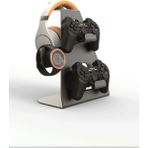 3Art Metal Kol Tutucu Joystick Kumanda Standı Xbox / Ps4 /ps5 Uyumlu Metal Kol Kulaklık Saat Standı - Siyah