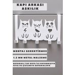 3art Metal Metal Amerikan Kapı Arkası Askılık - Dekoratif Demir Banyo Askısı