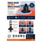 3B Paddle Board Go Pro/Aksiyon Kamerası Bağlantı Aparatı